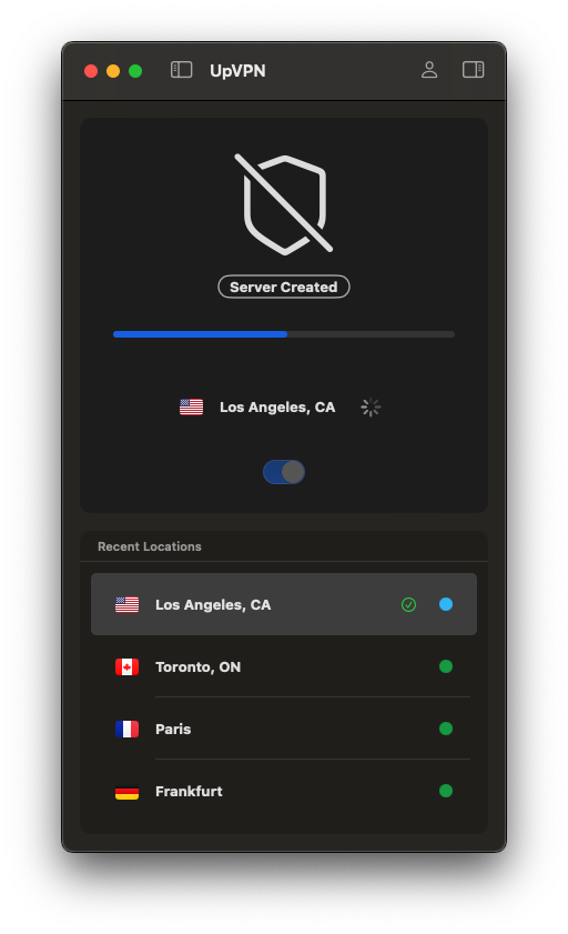 Amsterdam VPN on macOS